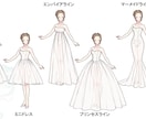 ドレス、制服、クラスTシャツ、デザイン致します 条件に応じて一番綺麗で可愛いドレスや服のデザイン製作致します イメージ3