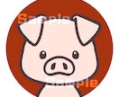 かわいい動物アイコン作成します ペットやお好きな動物でポップなSNSアイコン★商用利用可◎ イメージ8