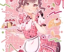 見るたびに心ときめく⭐︎可愛さ重視イラスト描きます 【商用利用 / 二次利用OK！】 イメージ4