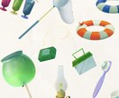 描く道具屋さん　味のあるタッチでアイテムを描きます 料理道具や骨董品、魔法の瓶など イメージ6