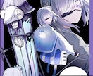 TRPGのキャラクター立ち絵を描きます ヴィネット風立ち絵も可能です！ イメージ8