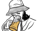 シンプルでおしゃれなイラストを描きます 思い出写真、プレゼント、SNSアイコン、ポストカードなど イメージ5