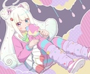 明るくかわいいイラスト描きます パステルポップな色使いで明るく可愛イラストを描きます イメージ7