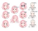 Live2Dモデルを制作します キャラデザからモデリングまで可愛く作ります！ イメージ5