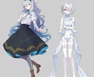 全身立ち絵の制作いたします ✧TRPG・Vtuber・ゲーム等で使用する立ち絵制作します イメージ2