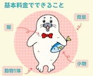 目を惹く！ゆるかわ動物アイコン迅速にお描きします あなただけのポップ〜シュールなキャラ作成！即納◎修正無制限◎ イメージ4