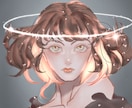 貴方だけの雰囲気のあるアイコン、イラストを書きます ダーク系やキレイ系が得意です！ イメージ6
