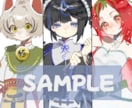 半額キャンペーン中！立ち絵を制作します TRPG・配信・ゲーム制作等に使用できる立ち絵を制作します イメージ4