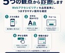 スマホ・フォームのつまずきをWebサイト診断します Webアクセシビリティを品質基準に、直す順番まで示します イメージ2