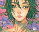 水彩で世界観のあるイラスト製作いたします アナログイラストならではの特別な一枚をお届けします。 イメージ2