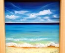癒しの海の風景をチョークアートで描きます ずっと眺めたくなる、爽やかな海の風景をお描きします。 イメージ1