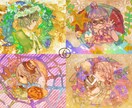 鮮やかなイラスト描きます アイコン、一枚絵、サムネイル等、推しへのプレゼントに！ イメージ7