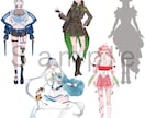 4,000円~  立ち絵から一枚絵まで描きます キャラデザ（VTuber）・SDキャラ・一枚絵・背景 イメージ8