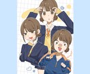人物メイン　理想に沿うかわいいイラストを描きます 一枚絵・MV・立ち絵　/  かわいいを幅広く対応いたします イメージ4