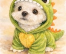 愛犬、ワンちゃん用に！ペットイラストをお描きします 芸大卒イラストレーターがご希望通りにお描きします イメージ5