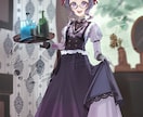 企業実績あり】厚塗りイラスト描きます 配信・音楽活動の世界観を形にするお手伝いをします イメージ7