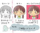 リアル過ぎずシンプル過ぎない似顔絵描きます ♪アイコン、名刺などにぴったりです♪ イメージ4