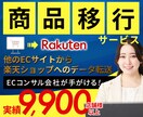 限定価格★楽天店舗間のEC商品移行をお手伝いします 手間いらず！他ECサイトからデータ転送・商品移行サポート イメージ1