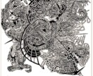 独自の手法で創造画仕上げます 独自の手法、描き方による創造、空想画を描きます イメージ3