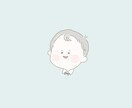 小さなお子さまとママ・パパのかわいい似顔絵描きます ふんわり優しく暖かい雰囲気。アイコンやインテリアにどうぞ♡* イメージ2