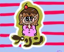SNSアイコンやイラストを作成します ポップ調なオリジナルキャラクターイラストです イメージ8
