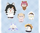 かわいいミニキャラ・SDキャラのイラスト描きます ゆるもちなデフォルメイラスト！商用利用込み！ イメージ5