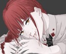 ご希望のポーズや容姿でアイコン画像を作成します 落ち着いた色合いが好みの方にオススメしたいです。 イメージ1