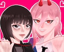 イラスト･夢絵･SNSアイコン等 承ります あなた専用のイラストを描きます！お気軽にどうぞ！ イメージ1