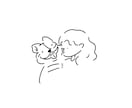 似顔絵描かせていただきます SNS用・癒し系似顔絵アイコン描きます｜ゆるい線画 イメージ3