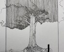 独特で緻密なモノクロ絵画描きます ミリペンという極細ペンなどを利用した，絵画作品です。 イメージ3