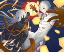 ミステリアス・高貴なキャラクターイラスト制作します キャラクターの魅力を大切に、丁寧に描きます イメージ4
