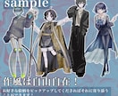 TRPGやIRIAMの立ち絵描きます 立ち絵などを作成します！貴方だけの推し、作りませんか？ イメージ2