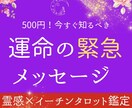 500円！今すぐ知るべき【緊急メッセージ】届けます 高次元の導きを最短5時間でお届け☆*:.｡ イメージ1