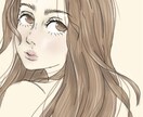 女の子の絵描きます 女の子 リアル風 ポップ風 かわいい イメージ2