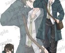 立ち絵、アイコンイラストなど描きます お気軽にご相談ください！（表情差分　2枚無料） イメージ3