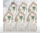 メイド服姿の女性の立ち絵販売します 商用可能！既製品のため即納品可能！！ イメージ2