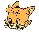 擬人化された猫のイラストアイコンは和ませます 全可8点ある可愛い猫のアイコンは色々な場面に使えます イメージ6