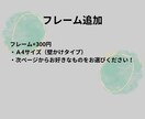 お子様の手形・足形をのこせる命名書用紙を作成します スタンプを失敗しても安心♪作成・配送の場合は2枚セット！ イメージ3