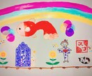 チャネリングアートの未来絵（お守り絵）を描きます あなたの未来絵とスピリチュアル・アドバイスの2点セット！ イメージ3