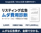 現役運用者がリスティング広告アカウントを診断します 管理画面のCSVを送るだけ。翌々日にPDFレポート納品 イメージ1
