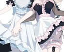 1枚絵、立ち絵、アイコン、キャラデザなど描きます 感情を揺さぶるイラストを描きます。フリルの多い服が得意です イメージ3