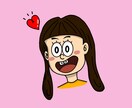 ポップで可愛い特別なアイコンをお描き致します あなたの魅力を取り入れて一枚ずつ丁寧に可愛くお描き致します。 イメージ5