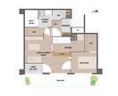 戸建・マンションの間取図を素敵に彩ります 分譲マンションのWEBサイトや広告に！イラレで間取り作成！ イメージ1