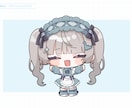 ちんまりしたキュートなミニキャライラスト描きます あなたの魅力引き出します！【Vtuber・グッズ・アイコン等 イメージ3
