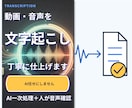 動画・音声を丁寧に文字起こします 会議・インタビュー・動画対応｜AI＋人が音声を確認します イメージ1