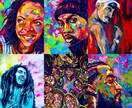 絵を描きます プレゼント用の小さいものから壁画の大きなものまでお任せ下さい イメージ5