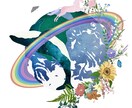 惑星や植物・動物をテーマにしたイラストお描きします 自然と調和した世界観を表現します☺︎ イメージ1