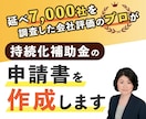 小規模事業者持続化補助金の事業計画書を作成します 【採択実績多数】計画の良さが伝わる様式2の作成を支援します イメージ1