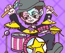 デフォルメ調の似顔絵描きます バンドやイベントなどで使える！ イメージ1