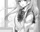 小説の挿絵などに使えるモノクロイラスト描きます 購入を迷っている方でもご気軽にDMまでご相談ください。 イメージ1
